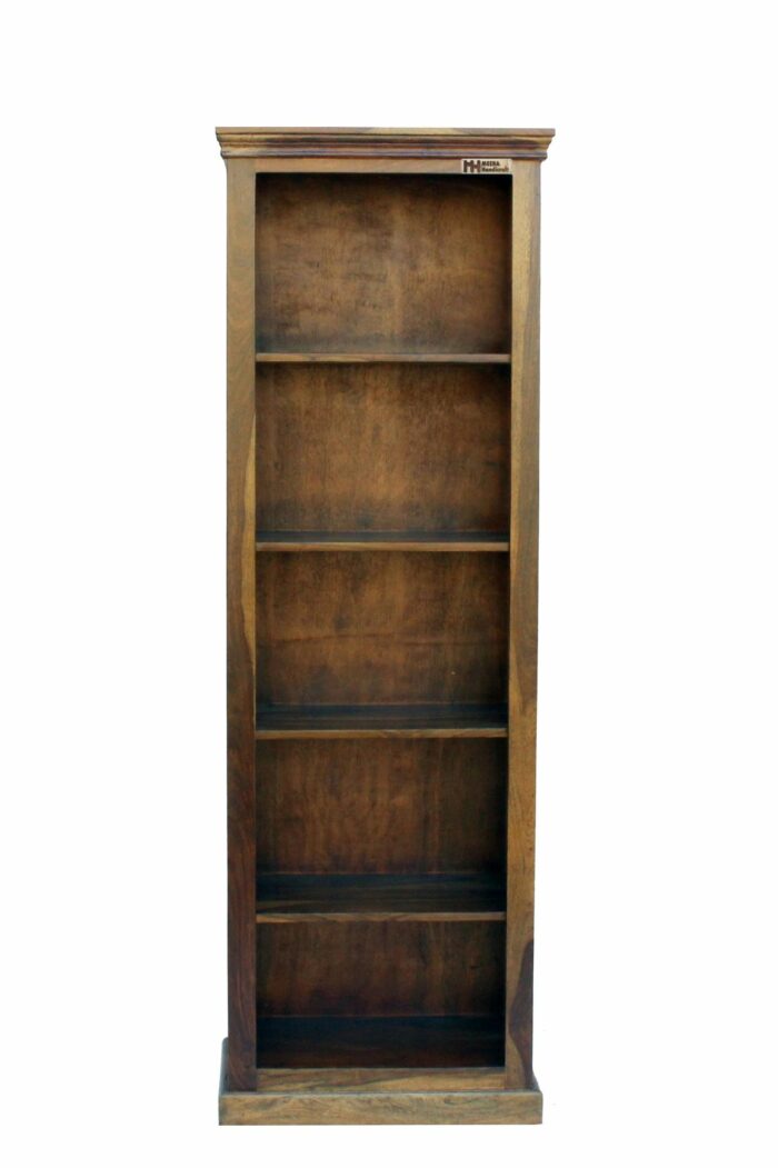 Iron grill sheesham solid wood book shelf 6-2 provincial teak - Image 2