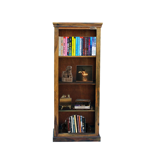 Iron grill sheesham solid wood book shelf 5-2 provincial teak - Image 4