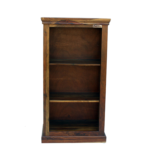 Iron grill sheesham solid wood book shelf 4-2 provincial teak - Image 2