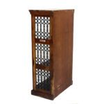 Iron grill sheesham solid wood book shelf 4-2 provincial teak - Image 5
