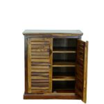 Sheesham solid wood shoes cabinet-a provincial teak - Image 2