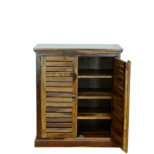 Sheesham solid wood shoes cabinet-a provincial teak - Image 2