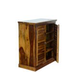 Sheesham solid wood shoes cabinet-a provincial teak - Image 7
