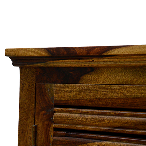 Sheesham solid wood shoes cabinet-b provincial teak - Image 4