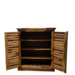 Sheesham solid wood shoes cabinet-b provincial teak - Image 5