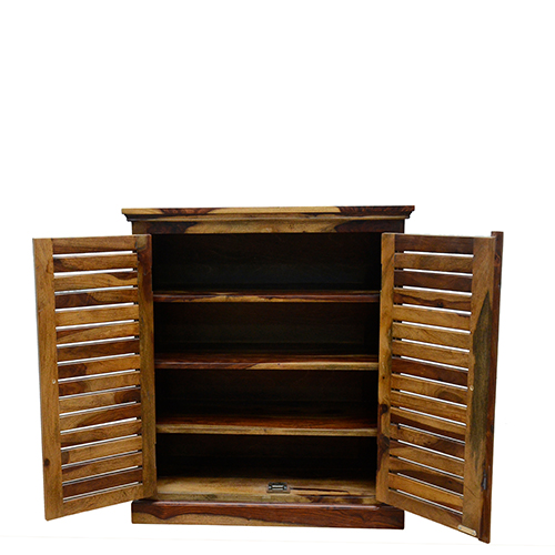 Sheesham solid wood shoes cabinet-b provincial teak - Image 5