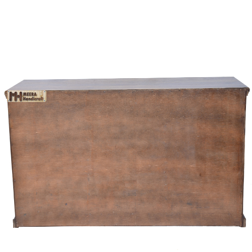 Wooden wave sheesham solid wood side board cabinet provincial teak - Image 10