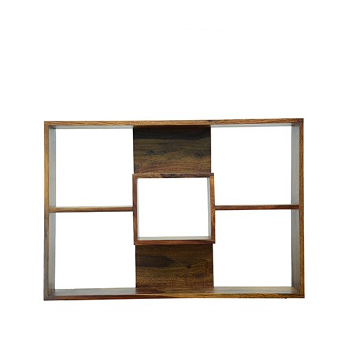 Sheesham solid wood display wall shelf provincial teak - Image 2
