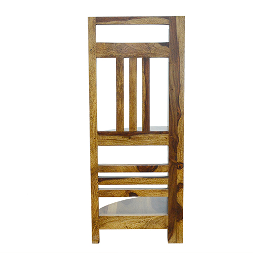 Sheesham solid wood display corner wall shelf provincial teak - Image 2