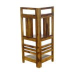 Sheesham solid wood display corner wall shelf provincial teak - Image 3