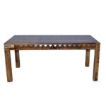 Diamond Sheesham Solid Wood Dining With 6 Chair 6-3 Provincial Teak - Image 6