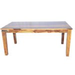 Square Sheesham Solid Wood Dinig With 6 Chair 6-3 Provincial Teak - Image 8