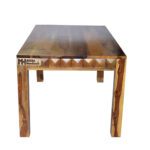Diamond Sheesham Solid Wood Dining With 6 Chair 5-3 Provincial Teak - Image 7