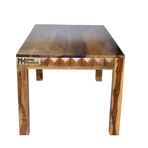 Diamond Sheesham Solid Wood Dining With 6 Chair 5-3 Provincial Teak - Image 7