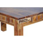 Diamond Sheesham Solid Wood Dining With 6 Chair 5-3 Provincial Teak - Image 9