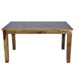 Diamond Sheesham Solid Wood Dining With 4 Chair 4-3 Provincial Teak - Image 2