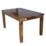 Diamond Sheesham Solid Wood Dining With 4 Chair 4-3 Provincial Teak - Image 3