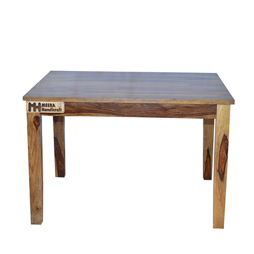 Square Sheesham Solid Wood Dining With 4 Chair 4-3 Provincial Teak - Image 8