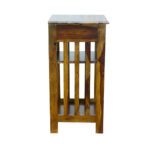 Shesham Wood Side Table Provincial Teak
