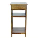 Shesham Wood Side Table Provincial Teak - Image 3