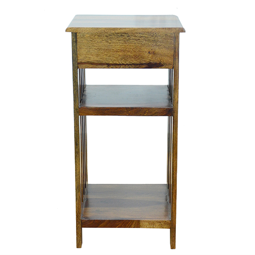Shesham Wood Side Table Provincial Teak - Image 3