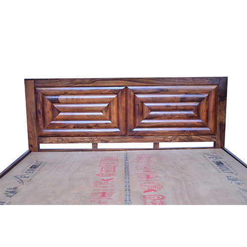 Home Edge Sheesham Solid Wood Bed With Storage-king Size Natural Brown - Image 4