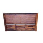 Home Edge Sheesham Solid Wood Bed With Storage-king Size Natural Brown - Image 6