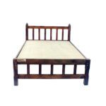 Sheesham Solid Wood Single Bed-medium Natural Brown