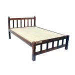 Sheesham Solid Wood Single Bed-medium Natural Brown - Image 2