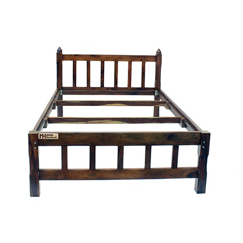 Sheesham Solid Wood Single Bed-medium Natural Brown - Image 5