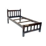 Sheesham Solid Wood Single Bed- Small Walnut - Image 7