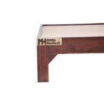 Sheesham Solid Wood Cot Natural Brown - Image 5