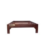 Sheesham Solid Wood Cot Natural Brown - Image 6