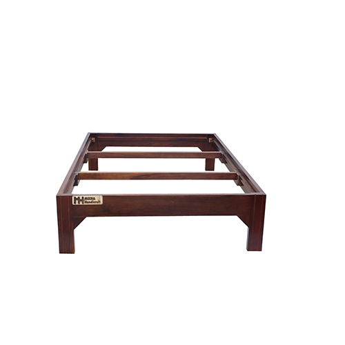 Sheesham Solid Wood Cot Natural Brown - Image 8