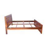 Wooden wave sheesham solid wood bed - king size mapple - Image 6