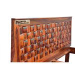Wooden wave sheesham solid wood bed - king size mapple - Image 10