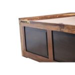 Sheesham solid wood diwan bed with storage natural brown - Image 3