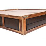 Sheesham solid wood diwan bed with storage natural brown - Image 4