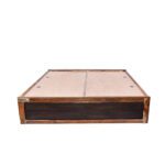Sheesham solid wood diwan bed with storage natural brown - Image 6