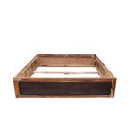 Sheesham solid wood diwan bed with storage natural brown - Image 8