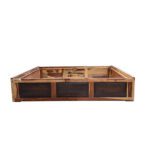 Sheesham solid wood diwan bed with storage natural brown - Image 10