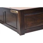 Sheesham solid wood diwan bed with storage walnut - Image 4