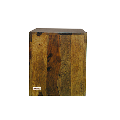 Sheesham solid wood one drawer bed side provincial teak - Image 3