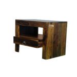 Sheesham solid wood one drawer bed side provincial teak - Image 5