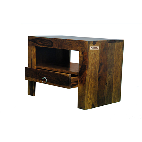 Sheesham solid wood one drawer bed side provincial teak - Image 5