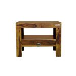 Sheesham solid wood one drawer bed side provincial teak - Image 6