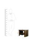 Sheesham solid wood one drawer bed side provincial teak - Image 7