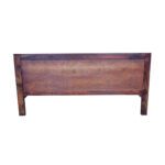 Meera sheesham solid wood bed without storage-king size natural brown - Image 5