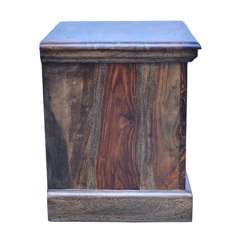 Sheesham solid wood one drawer bed side provincial teak - Image 4