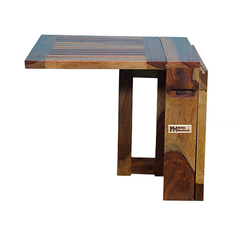 Sheesham Solid Wood Folding Coffee Table - Image 7